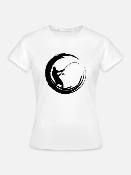 Angler Spruch Fischen Fischer Geschenksidee - Frauen T-Shirt - Weiß