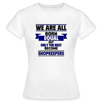 Nur die Besten werden Händle - Frauen T-Shirt - Weiß - Vorne - AI Model Female 172 dark (172cm)