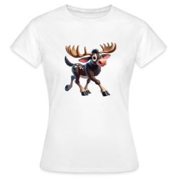 Orignal joyeux - T-shirt Femme - blanc - Devant - AI Model Female 172 dark (172cm)