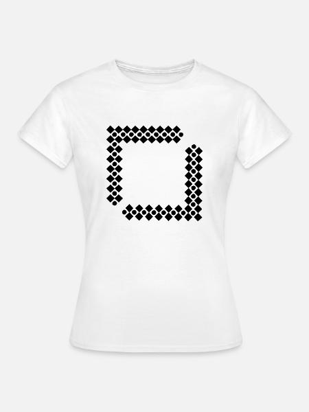 muster vriereck - Frauen T-Shirt - Weiß