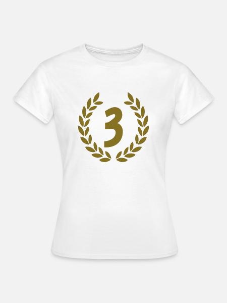 3 - Frauen T-Shirt - Weiß