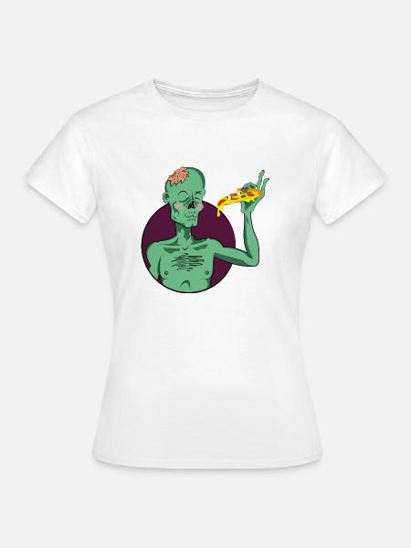 PIZZAAAAA0 - Frauen T-Shirt - Weiß