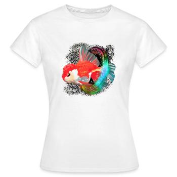 Fish - Women's T-Shirt - white - Front - AI Model Female 172 dark (172cm)
