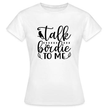 Talc Birdie - T-shirt Femme - blanc - Devant - AI Model Female 172 dark (172cm)