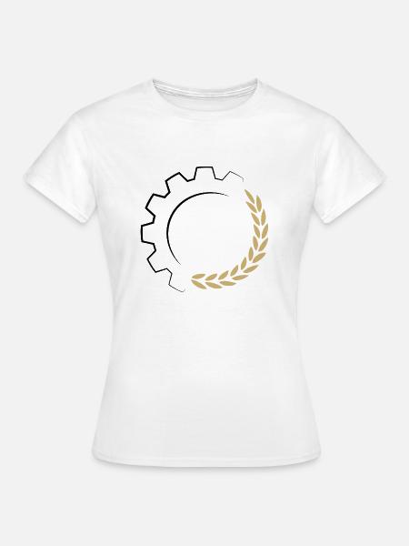 Logo Lohnunternehmen - Frauen T-Shirt - Weiß