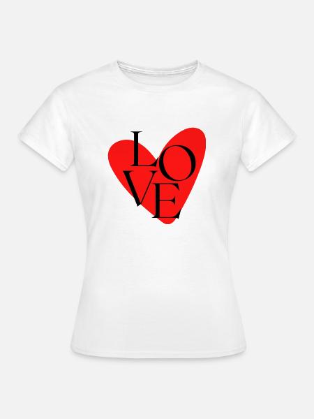 Heart - Women's T-Shirt - white