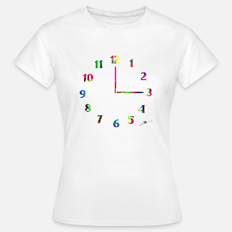 Clock - Women's T-Shirt - white