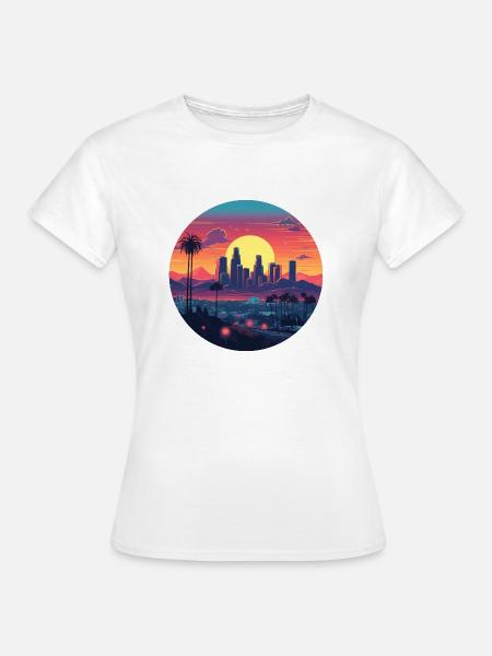 LA - Frauen T-Shirt - Weiß