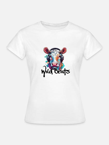 Kopfhörer / Audio / Musik / Klang / cool - Frauen T-Shirt - Weiß