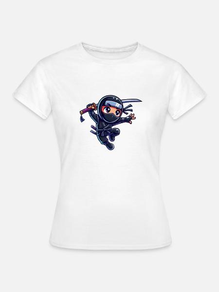 ninja - Frauen T-Shirt - Weiß