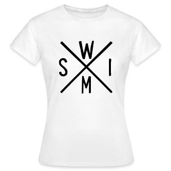 nager - T-shirt Femme - blanc - Devant - AI Model Female 172 dark (172cm)