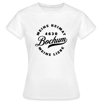 Bochum- Heimat - Frauen T-Shirt - Weiß - Vorne - AI Model Female 172 dark (172cm)