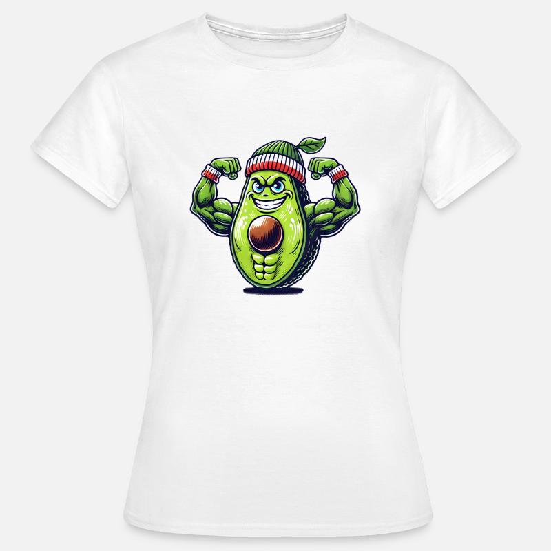 Strong Avocado 💪🥑 - Women's T-Shirt - white