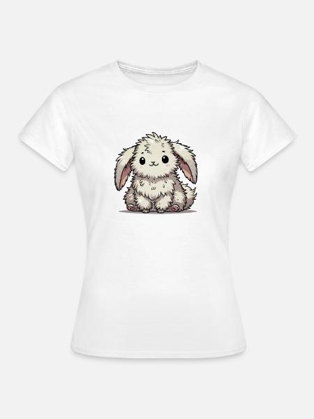 hase comic tier - Frauen T-Shirt - Weiß