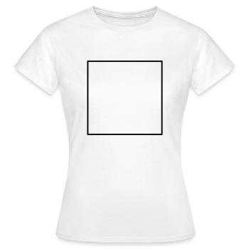 Square - Women's T-Shirt - white - Front - AI Model Female 172 dark (172cm)