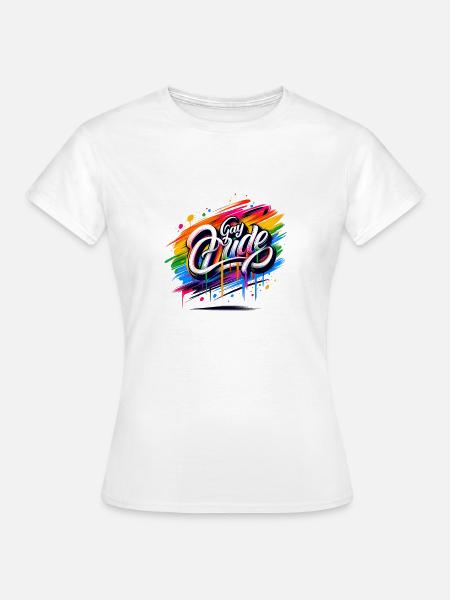 Gay Pride - LGBTQIA+ - LGBT - Frauen T-Shirt - Weiß