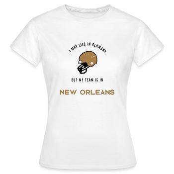 New Orleans - Frauen T-Shirt - Weiß - Vorne - AI Model Female 172 dark (172cm)