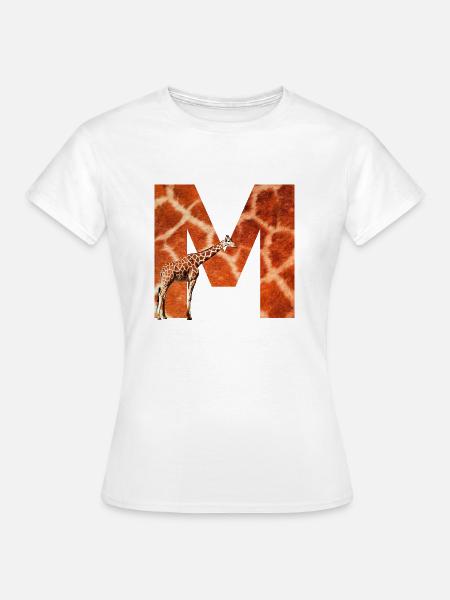 giraffe m - Frauen T-Shirt - Weiß
