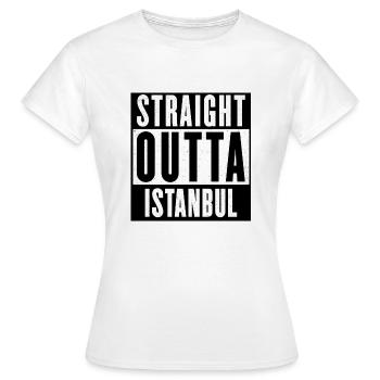 Istanbul - T-shirt Femme - blanc - Devant - AI Model Female 172 dark (172cm)