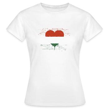 Hongrie Drapeau hongrois Drapeau hongrois Balaton Hongrie - T-shirt Femme - blanc - Devant - AI Model Female 172 dark (172cm)