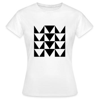 template - Women's T-Shirt - white - Front - AI Model Female 172 dark (172cm)
