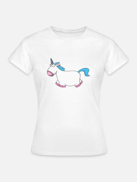 Cute Unicorn - Women's T-Shirt - white