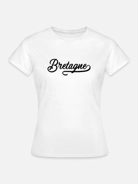 Vintage Bretagne - Frauen T-Shirt - Weiß