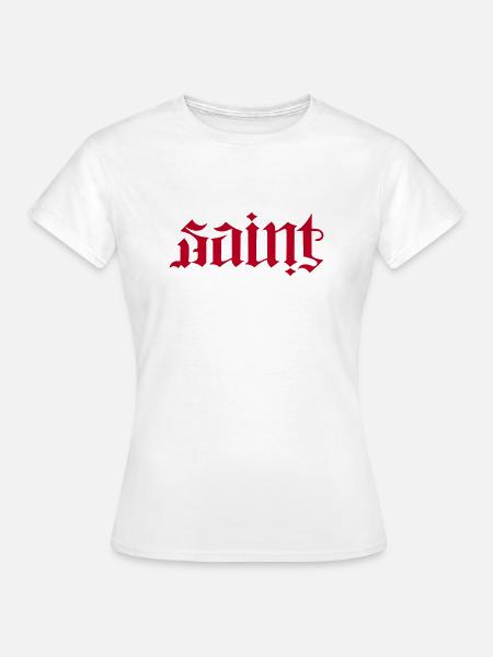 Saint Ambigramm - Frauen T-Shirt - Weiß