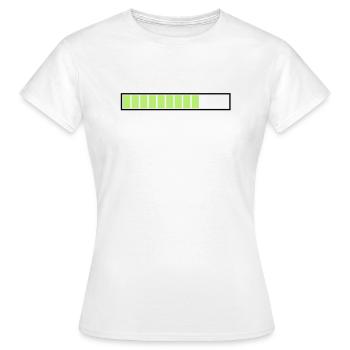 loading laden - Frauen T-Shirt - Weiß - Vorne - AI Model Female 172 dark (172cm)