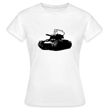 Tank Paar as1 - Frauen T-Shirt - Weiß - Vorne - AI Model Female 172 dark (172cm)