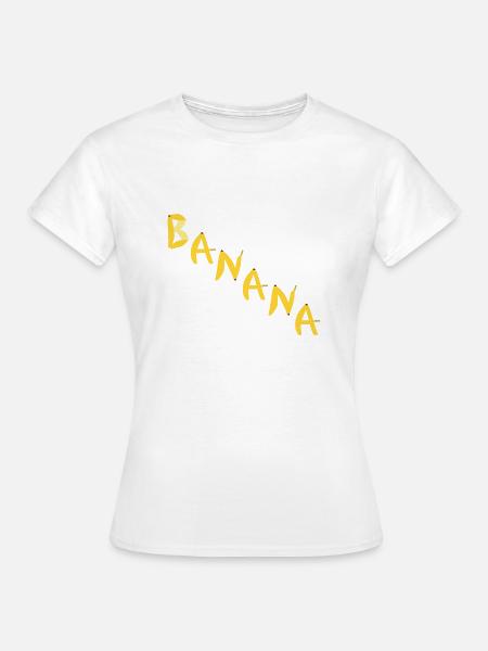 Banane - Frauen T-Shirt - Weiß