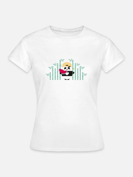 PANDALICIOUS - Frauen T-Shirt - Weiß