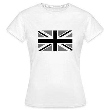 union jack - T-shirt Femme - blanc - Devant - AI Model Female 172 dark (172cm)