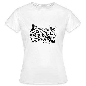 Ich habe dich verzaubert - Frauen T-Shirt - Weiß - Vorne - AI Model Female 172 dark (172cm)