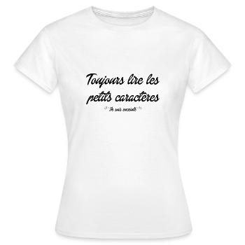 Annonce grossesse humoristique femme enceinte mère - T-shirt Femme - blanc - Devant - AI Model Female 172 dark (172cm)