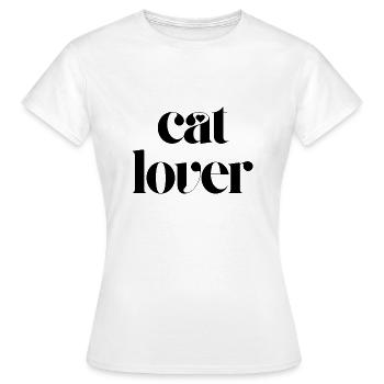 Katzenliebhaber - Frauen T-Shirt - Weiß - Vorne - AI Model Female 172 dark (172cm)