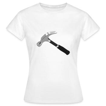Marteau - T-shirt Femme - blanc - Devant - AI Model Female 172 dark (172cm)