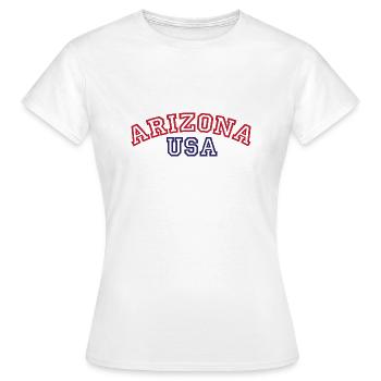 ARIZONA USA - T-shirt Femme - blanc - Devant - AI Model Female 172 dark (172cm)