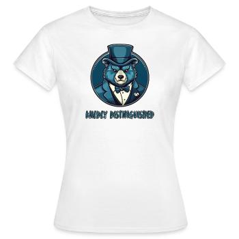 Wildy Distinguished Bear - Women's T-Shirt - white - Front - AI Model Female 172 dark (172cm)