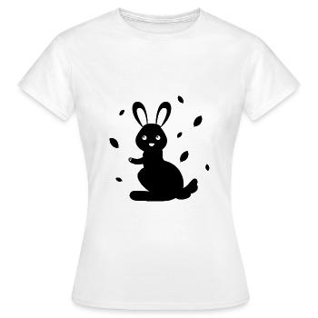 Rabbit - Rabbit Nature Easter - Women's T-Shirt - white - Front - AI Model Female 172 dark (172cm)