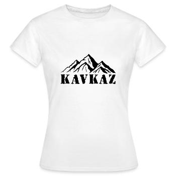 Kavkaz Caucasus Chechnya Dagestan Gift - Women's T-Shirt - white - Front - AI Model Female 172 dark (172cm)