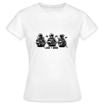 Désarmement des forces armées - T-shirt Femme - blanc - Devant - AI Model Female 172 dark (172cm)