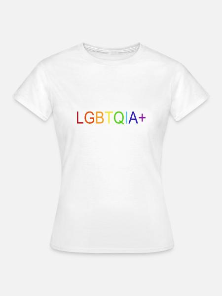 LGBTQIA+ - Frauen T-Shirt - Weiß