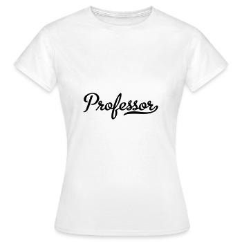 professeur métroscript - T-shirt Femme - blanc - Devant - AI Model Female 172 dark (172cm)