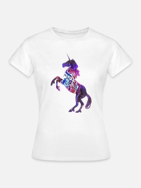 Einhorn - Frauen T-Shirt - Weiß