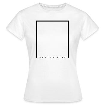 Bottom Line - Women's T-Shirt - white - Front - AI Model Female 172 dark (172cm)