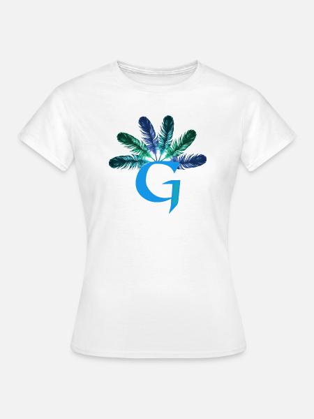 6 federn g - Frauen T-Shirt - Weiß