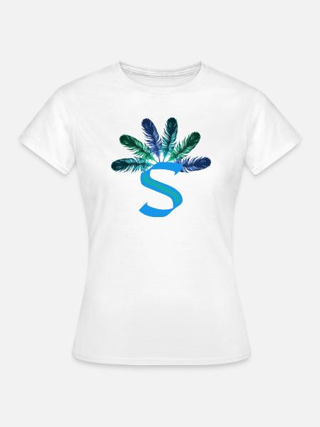 6 federn s - Frauen T-Shirt - Weiß