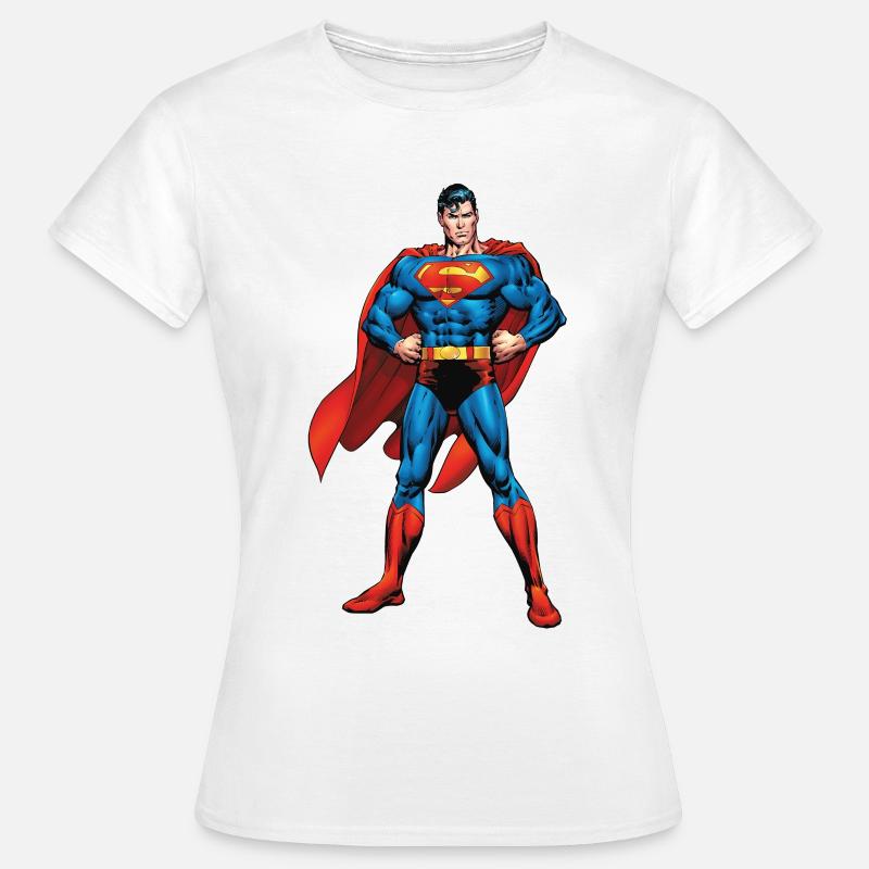 Superman Classic Pose - Women's T-Shirt - white
