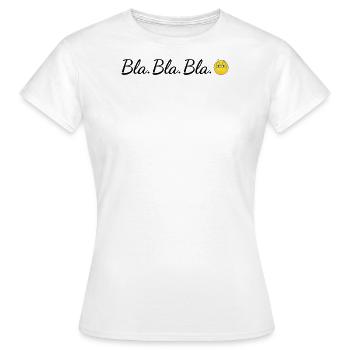 Blah Blah Blah Blabla bla - T-shirt Femme - blanc - Devant - AI Model Female 172 dark (172cm)